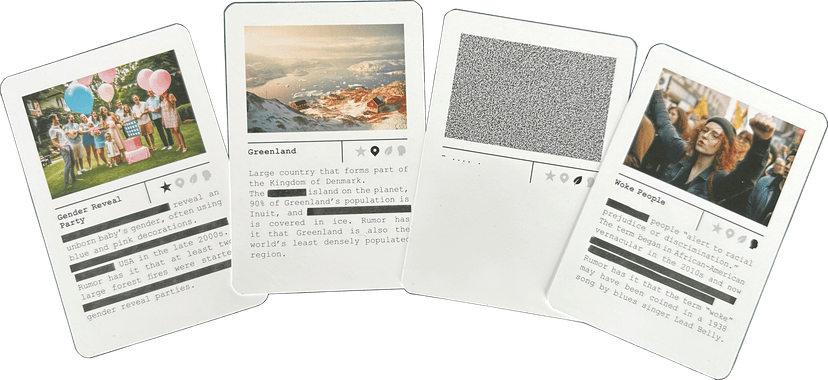 Showcase the cards layout structure