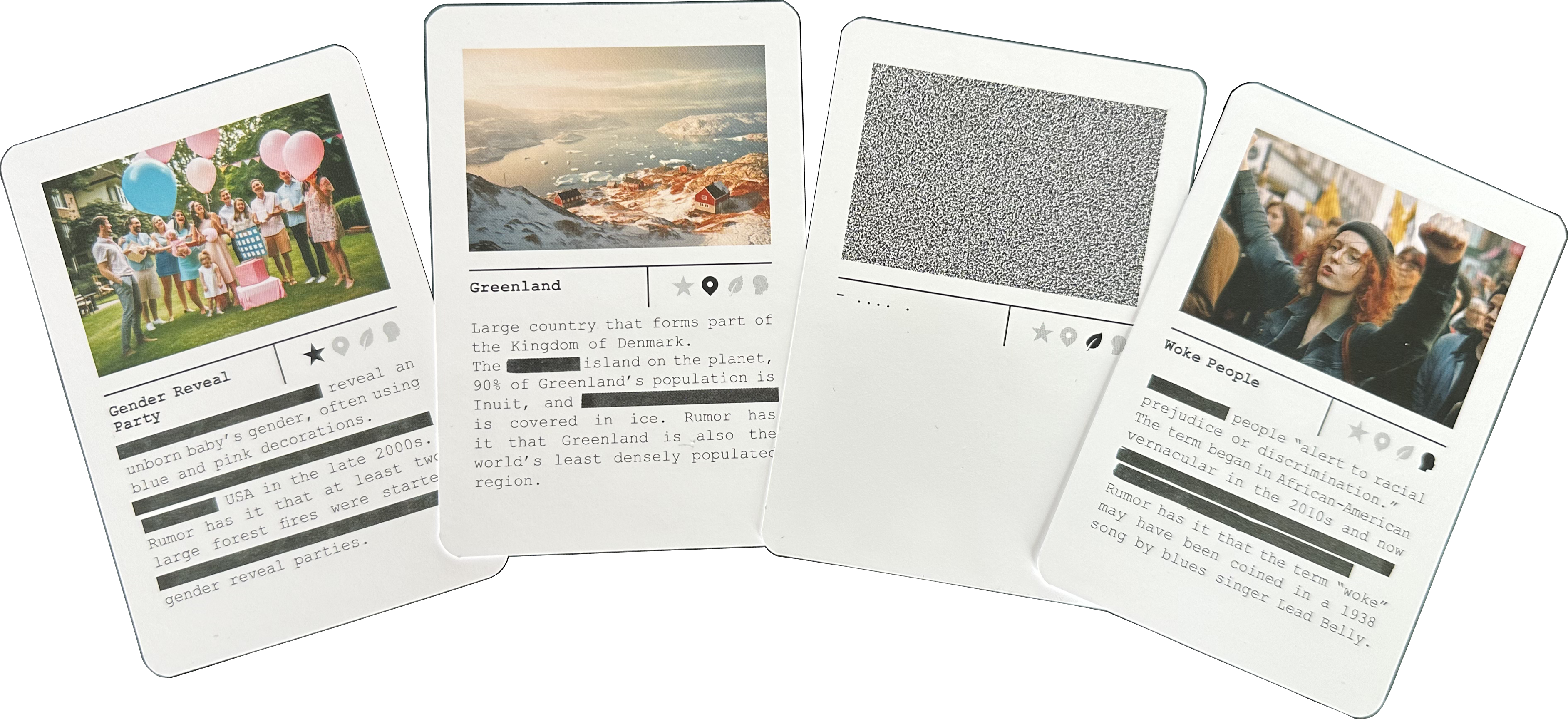Showcase the cards layout structure